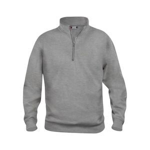 Clique Unisex Adult Basic Half Zip Sweatshirt / Grey Melange